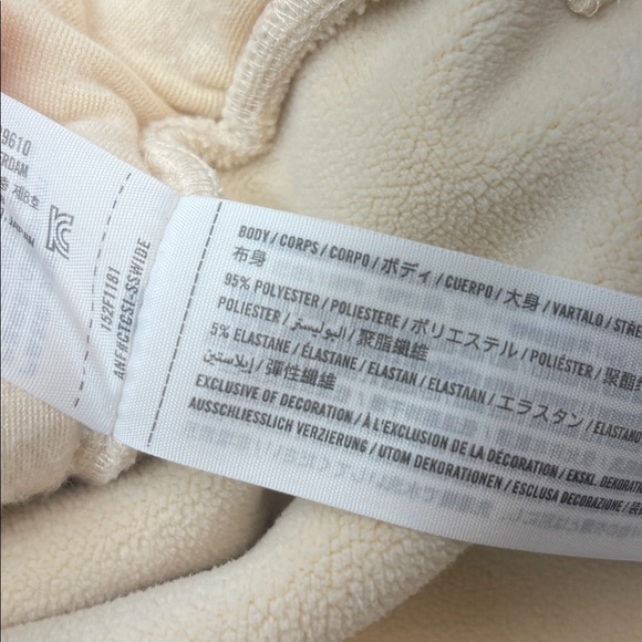 Abercrombie & Fitch Cozy Corduroy Cream Fleece Shacket Jacket Sz S - Picture 13 of 14